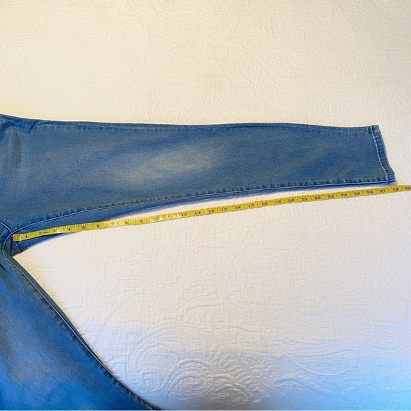 Soft Surroundings Supremely Soft Pull On Skinny Blue Jeans - Medium - Picture 10 of 13